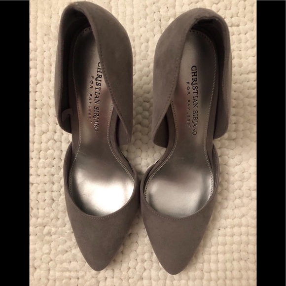 Christian Siriano grey heels - Picture 3 of 4